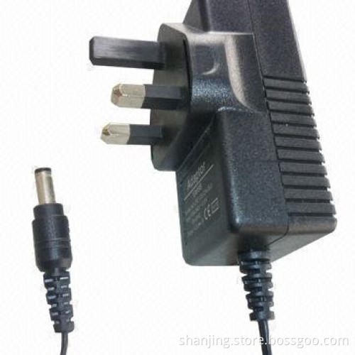UK Plug 12V DC 1.5A Power Adapter with CE Approval, Security Alarm System Power Supply